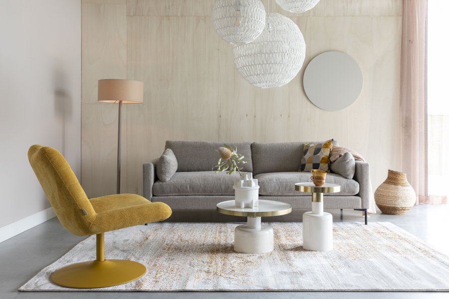 ZUIVER Magic gulvtppe, rektangulr - Sunrise multifarvet polypropylen (200x290)