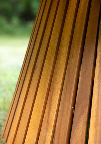 VENTURE DESIGN Lumpur udendrs loungebord, rund - natur akacietr (70)