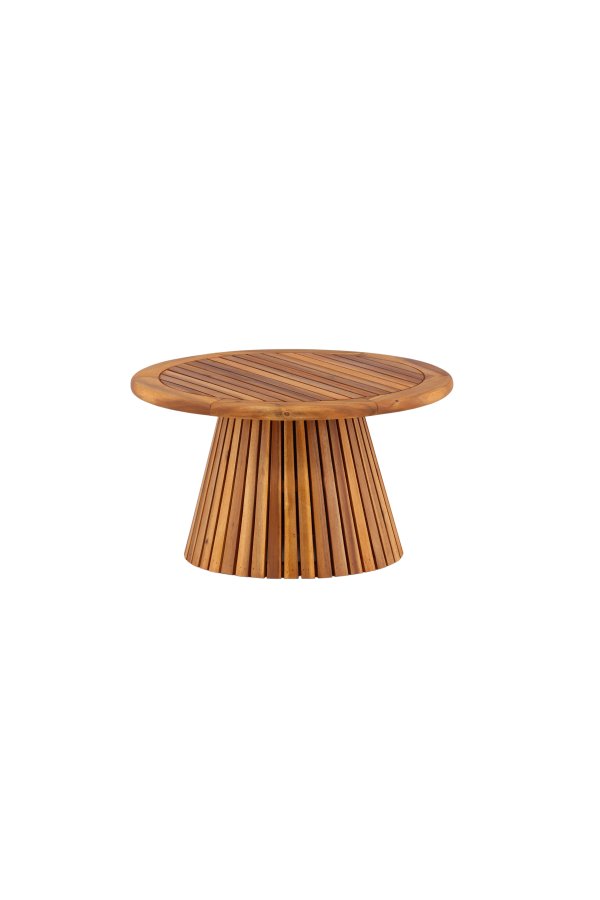 VENTURE DESIGN Lumpur udendrs loungebord, rund - natur akacietr (70)