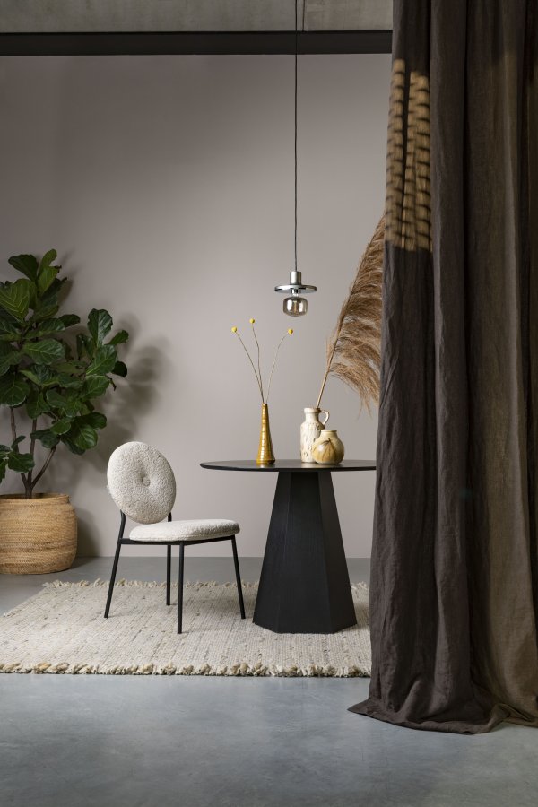 ZUIVER Frills gulvtppe, m. frynser - beige gul uld (170x240)