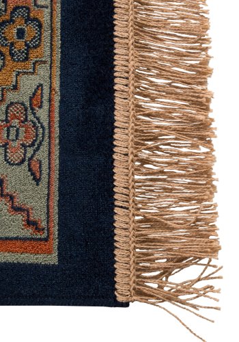 WHITE LABEL LIVING Raz gulvtppe, rektangulr - grn og multifarvet viskose (200x300)