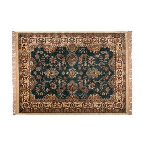 WHITE LABEL LIVING Raz gulvtppe, rektangulr - camel og multifarvet viskose (160x230)