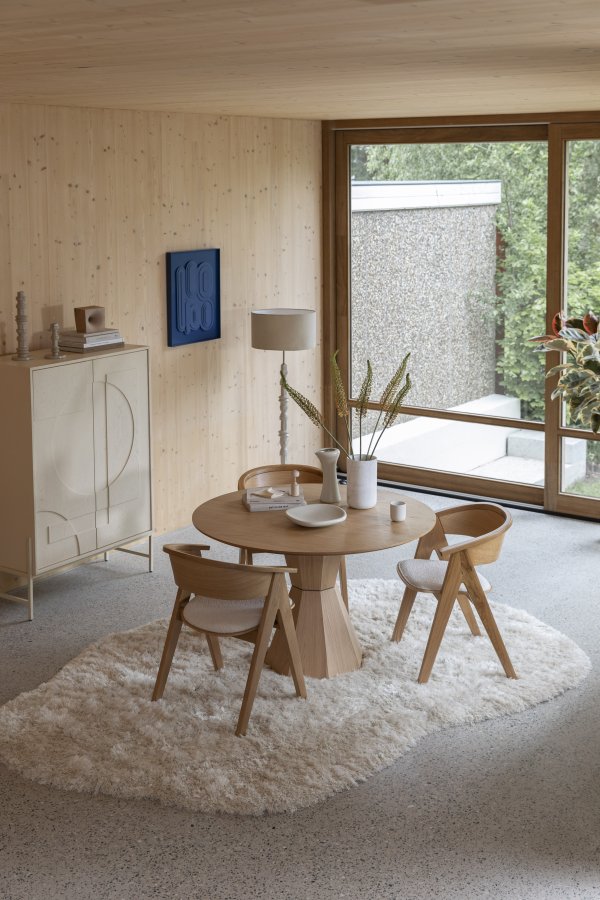 ZUIVER Tasty gulvtppe - beige uld (200x290)