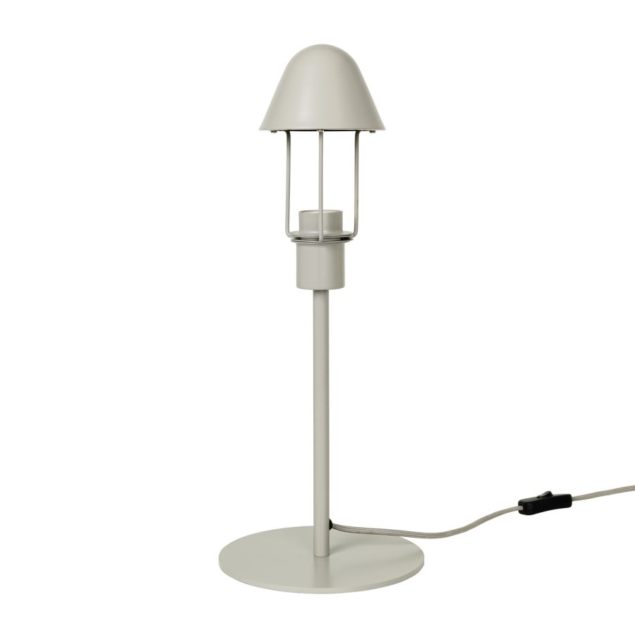 BROSTE COPENHAGEN Gine bordlampe - lysegr metal