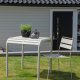 VENTURE DESIGN Borneo udendrs loungebord, kvadratisk - beige aluminium (70x70)