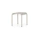 VENTURE DESIGN Borneo udendrs loungebord, kvadratisk - beige aluminium (70x70)