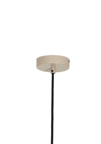 BROSTE COPENHAGEN Lolly loftlampe - hvid opal glas og sand aluminium