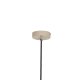 BROSTE COPENHAGEN Lolly loftlampe - hvid opal glas og sand aluminium
