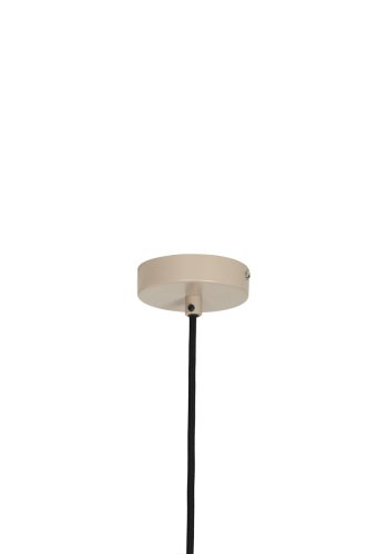 BROSTE COPENHAGEN Lolly loftlampe - hvid opal glas og sand aluminium