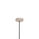 BROSTE COPENHAGEN Lolly loftlampe - hvid opal glas og sand aluminium
