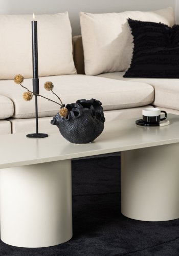 VENTURE DESIGN Sandvika sofabord, rektangulr - blank beige MDF (120x50)