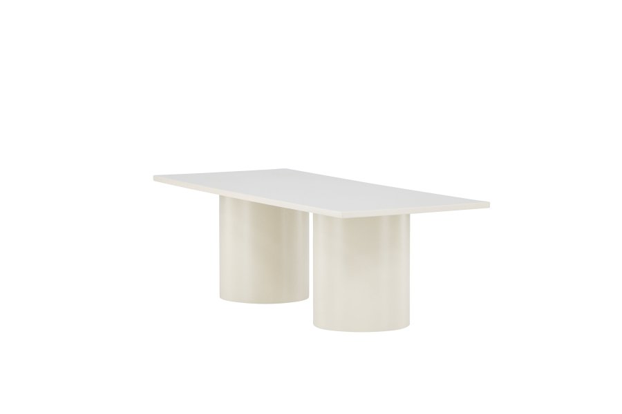 VENTURE DESIGN Sandvika sofabord, rektangulr - blank beige MDF (120x50)