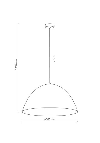 TK Faro loftlampe - sort metal