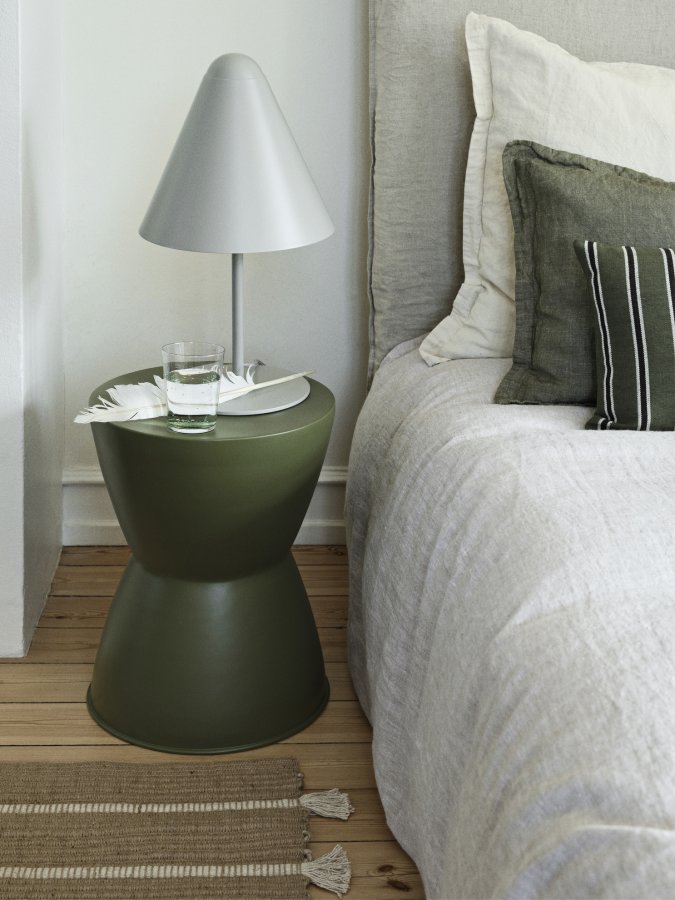 BROSTE COPENHAGEN Gine lampeskrm S - dove gr stl