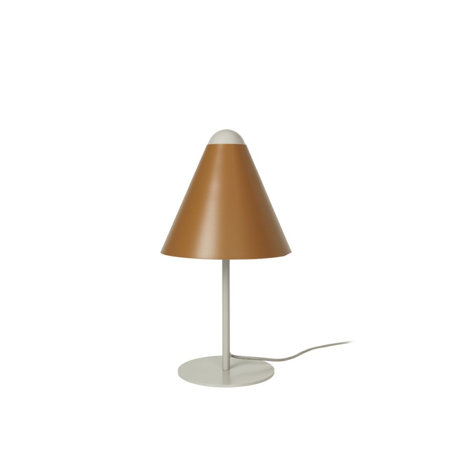 BROSTE COPENHAGEN Gine lampeskrm S - golden brun stl