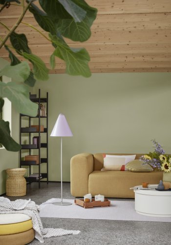 BROSTE COPENHAGEN Gine lampeskrm L - orchid lys lilla stl