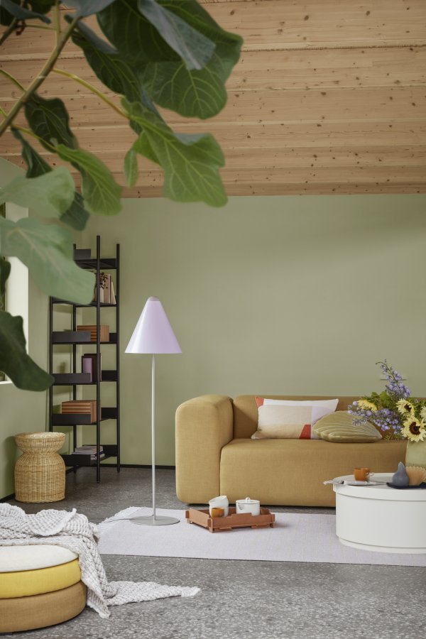 BROSTE COPENHAGEN Gine lampeskrm L - orchid lys lilla stl