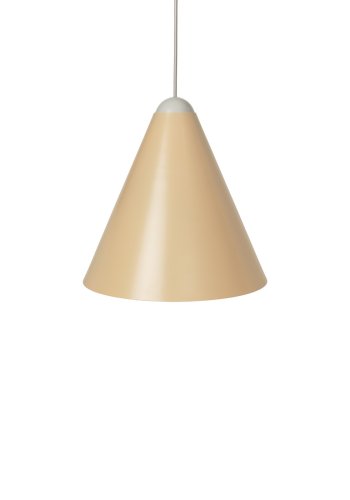 BROSTE COPENHAGEN Gine lampeskrm L - pale banana gul stl