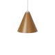 BROSTE COPENHAGEN Gine lampeskrm L - golden brun stl