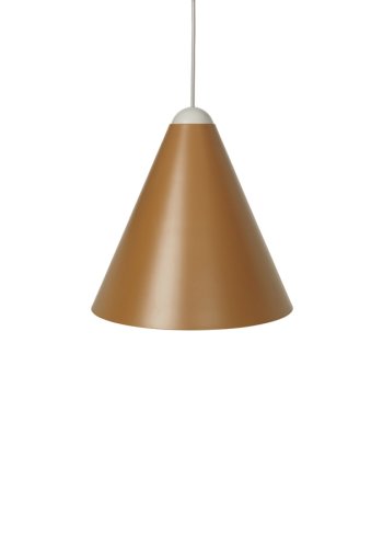 BROSTE COPENHAGEN Gine lampeskrm S - golden brun stl
