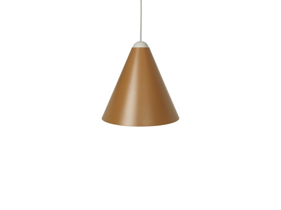 BROSTE COPENHAGEN Gine lampeskrm S - golden brun stl