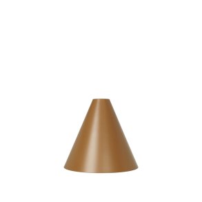 BROSTE COPENHAGEN Gine lampeskrm S - golden brun stl