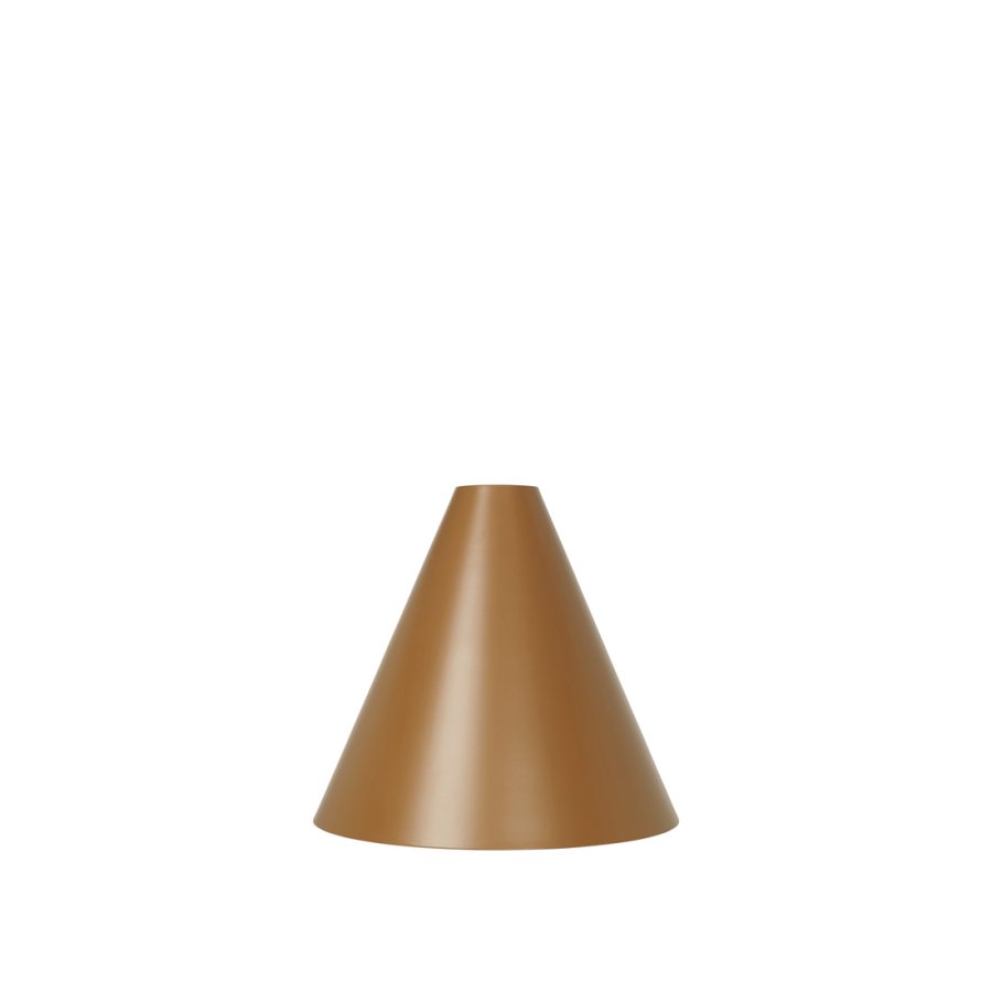 BROSTE COPENHAGEN Gine lampeskrm S - golden brun stl