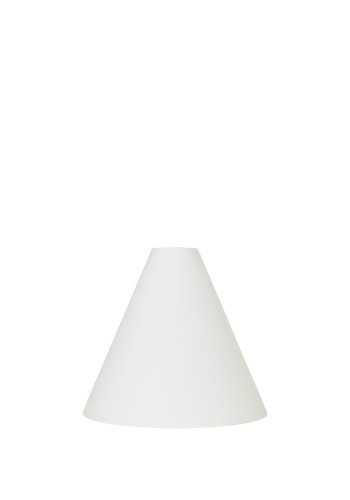 BROSTE COPENHAGEN Gine lampeskrm L - hvid opal glas