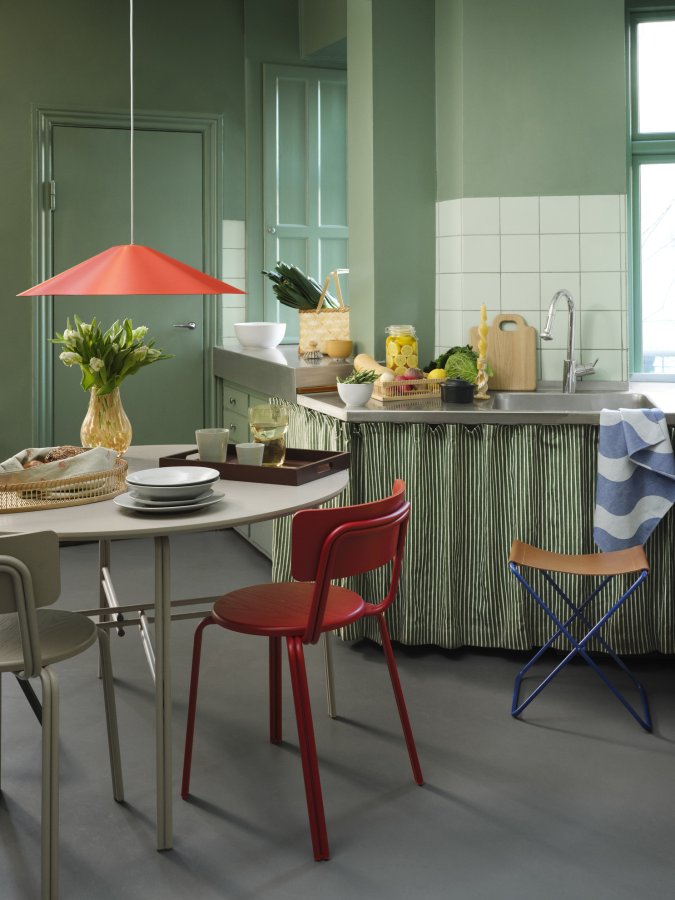 BROSTE COPENHAGEN Skirt loftlampe - pumpkin orange stl