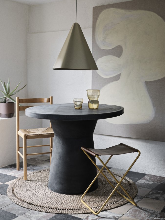 BROSTE COPENHAGEN Skirt loftlampe - lys sand stl