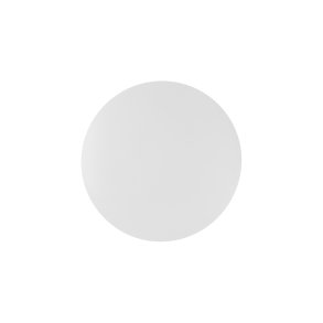 TK Luna vglampe, rund - hvid metal