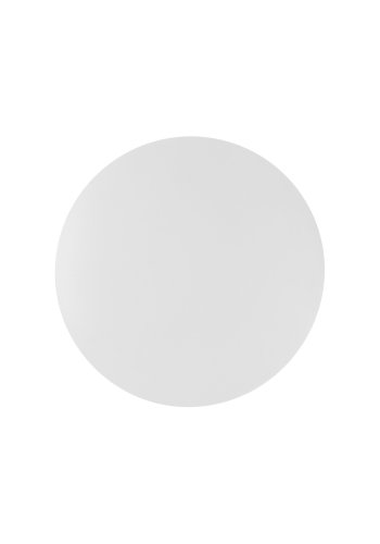 TK Luna vglampe, rund - hvid metal