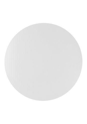 TK Luna vglampe 300, rund - hvid metal