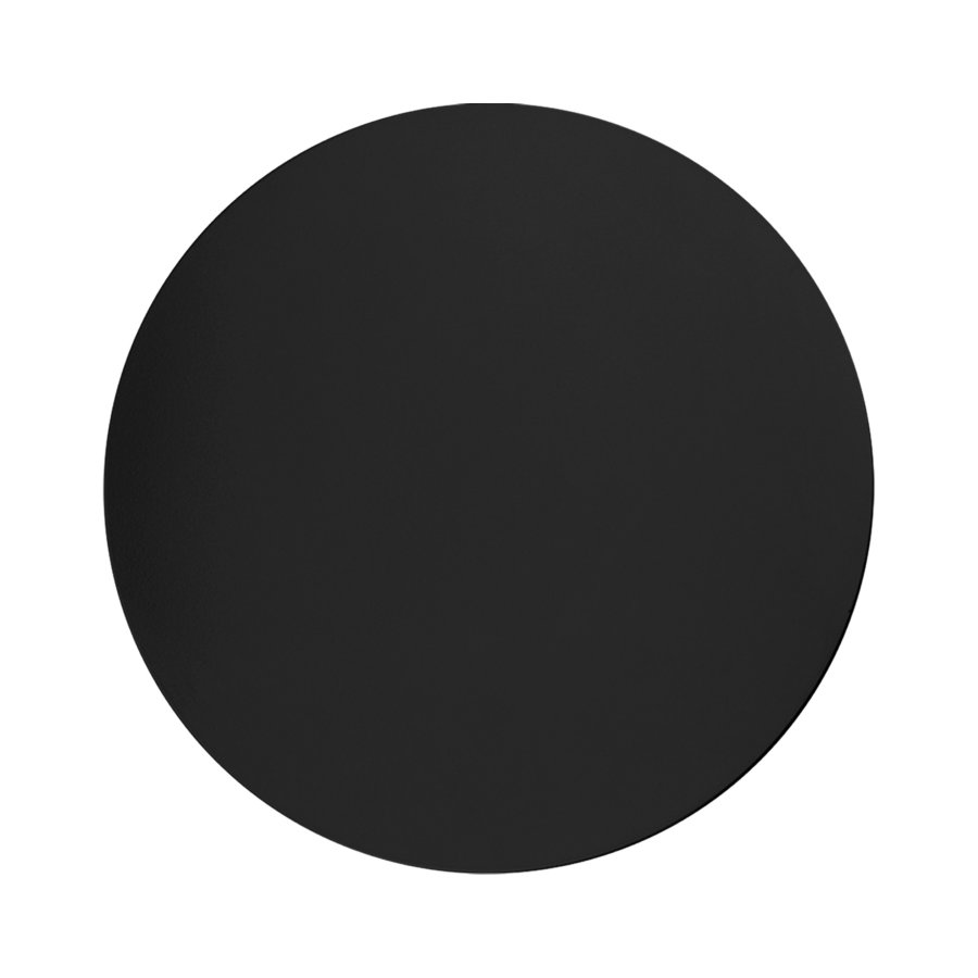 TK Luna vglampe 400, rund - sort metal