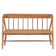 VENTURE DESIGN Split havebnk, m. rygln og armln - natur teaktr (132x58)