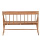 VENTURE DESIGN Split havebnk, m. rygln og armln - natur teaktr (132x58)