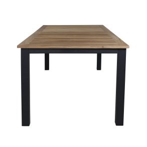 VENTURE DESIGN Panama - Table - 224/324*100 - svart Alu/Teak