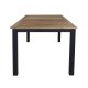 VENTURE DESIGN Panama - Table - 224/324*100 - svart Alu/Teak