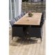 VENTURE DESIGN Panama - Table - 224/324*100 - svart Alu/Teak