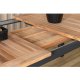 VENTURE DESIGN Panama - Table - 224/324*100 - svart Alu/Teak