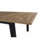VENTURE DESIGN Panama - Table - 224/324*100 - svart Alu/Teak