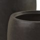 Dahlia udendrs potte, rund - brun fibercement (46/67) (st med 2)