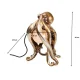 KARE DESIGN Animal Octopus bordlampe - hvid glas og guld polyresin