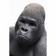 KARE DESIGN Monkey Gorilla Side skulptur - sort/gr polyresin (H 38,5)