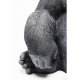 KARE DESIGN Monkey Gorilla Side skulptur - sort/gr polyresin (H 38,5)