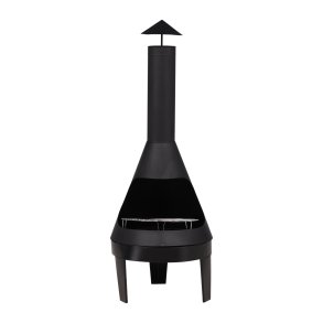 VENTURE DESIGN Marongo havepejs/grill, rund - sort stl