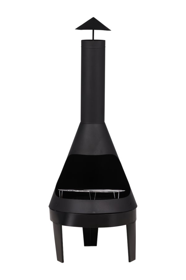 VENTURE DESIGN Marongo havepejs/grill, rund - sort stl