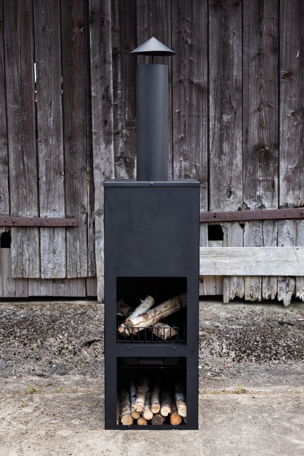 VENTURE DESIGN Makarima havepejs, kvadratisk - sort stl