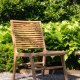 VENTURE DESIGN Ribbon udendrs loungestol - natur teaktr