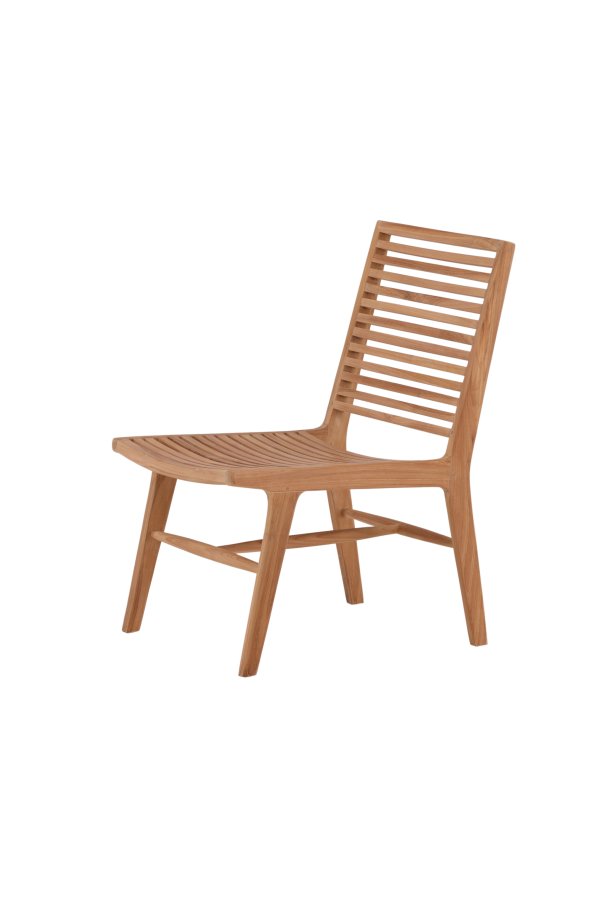 VENTURE DESIGN Ribbon udendrs loungestol - natur teaktr